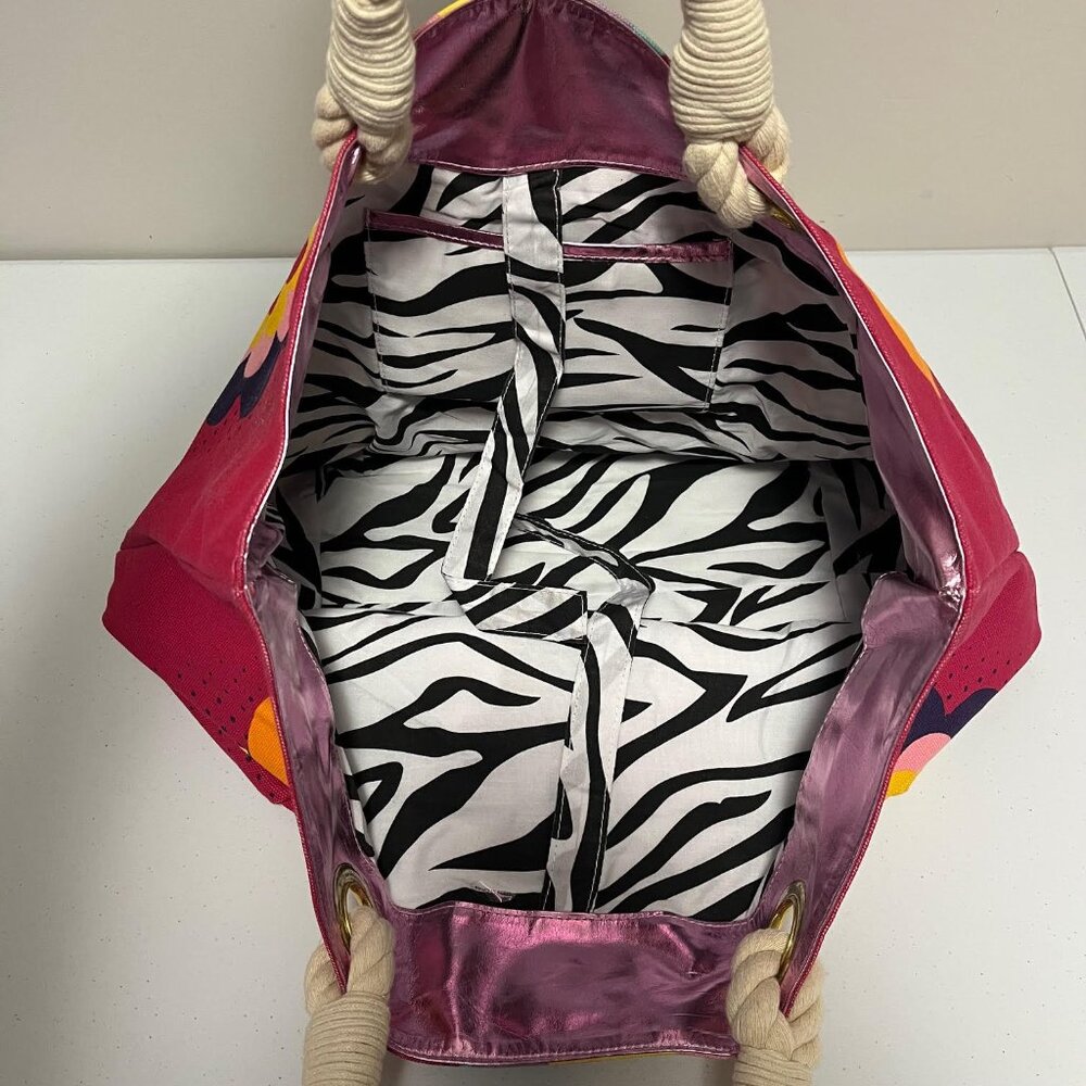 Amika Colorful Rope Tote Bag - Picture 9 of 14